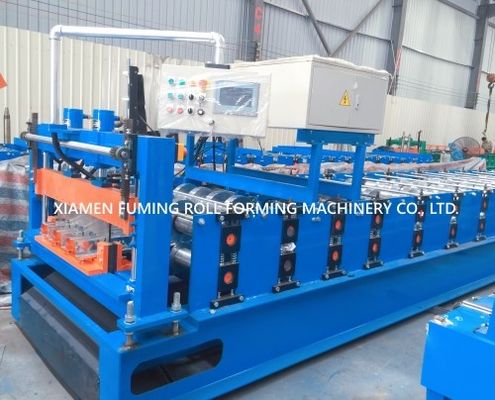15KW Decking Panel Roll Forming Machine Industri Untuk Membentuk Lembar